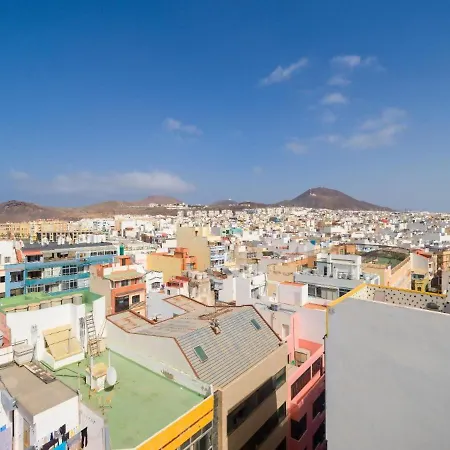 Apartment Casita Canaria Playa Beachfront Access & Lateral Ocean View With Terrace Las Palmas / Gran Canaria