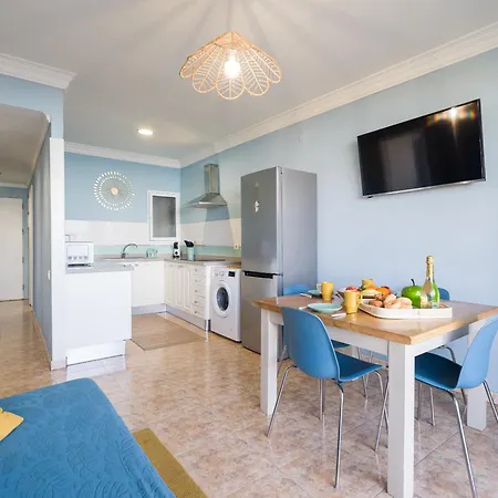 Casita Canaria Playa Beachfront Access & Lateral Ocean View With Terrace Appartamento *