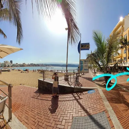 Casita Canaria Playa Beachfront Access & Lateral Ocean View With Terrace Appartamento Las Palmas de Gran Canaria