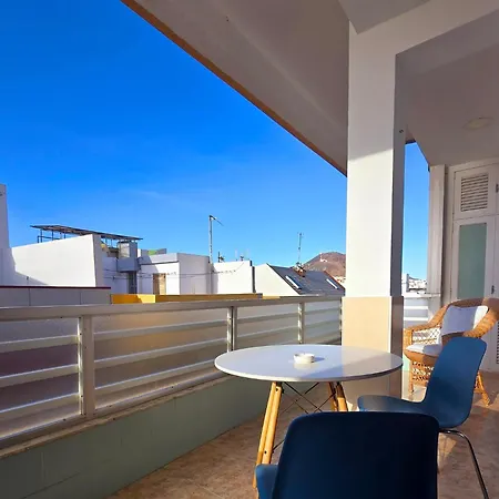 Casita Canaria Playa Beachfront Access & Lateral Ocean View With Terrace Appartamento *